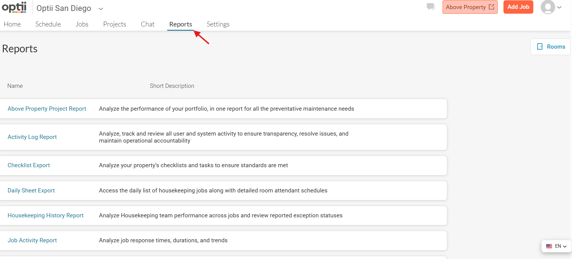 Lesson #4 Navigating the Optii Console